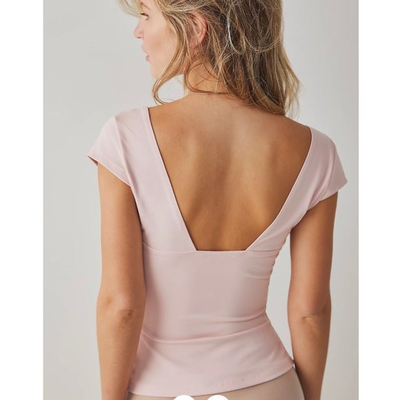 Free People Duo Corset Cami in Light Pink 'Rosie" - Picture 2 of 12